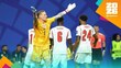 Jordan Pickford ante Argentina (Reuters)