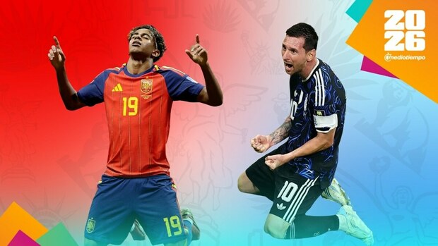 Lamine Yamal y Lionel Messi se enfrentarán en la Final del Mundial 2026 (Reuters)