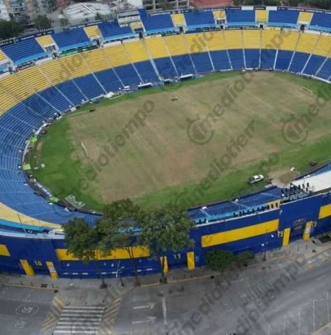 Así luce el Estadio Ciudad de los Deportes a un día de iniciar el Apertura 2026 (Fotografía: Elesban Chávez)