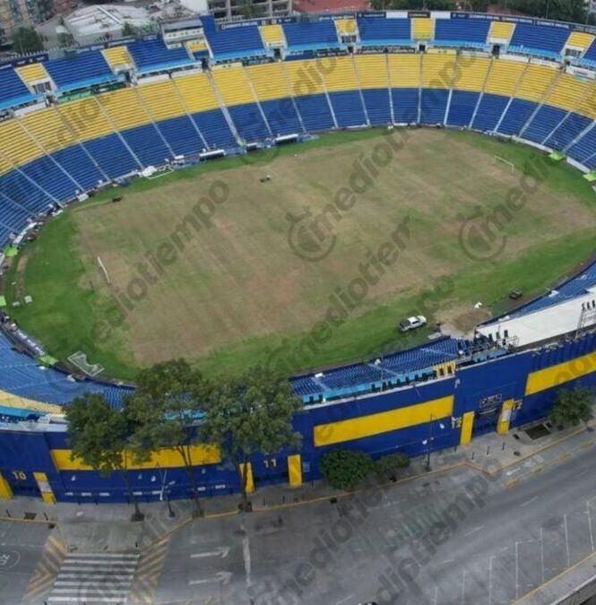 Así luce el Estadio Ciudad de los Deportes a un día de iniciar el Apertura 2026 (Fotografía: Elesban Chávez)