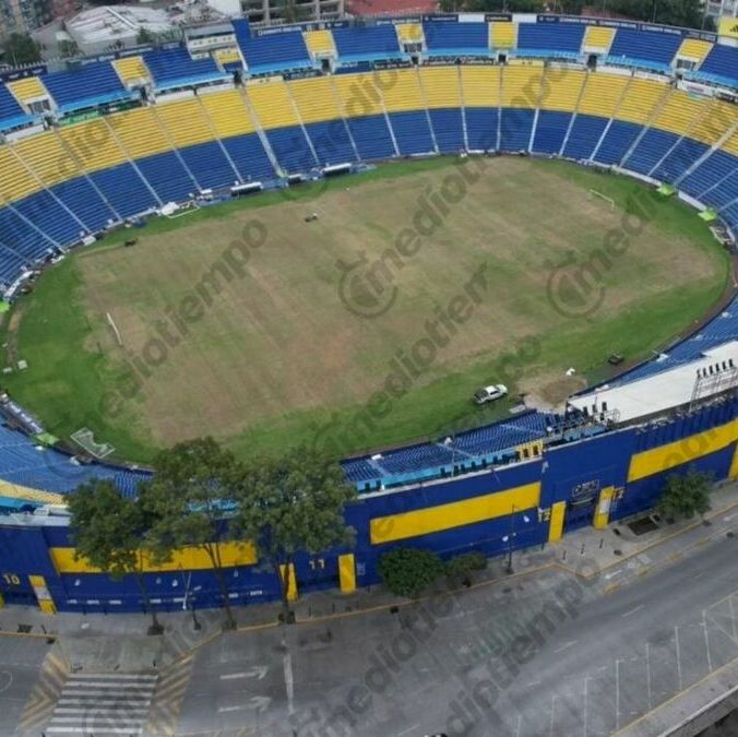 Así luce el Estadio Ciudad de los Deportes a un día de iniciar el Apertura 2026 (Fotografía: Elesban Chávez)