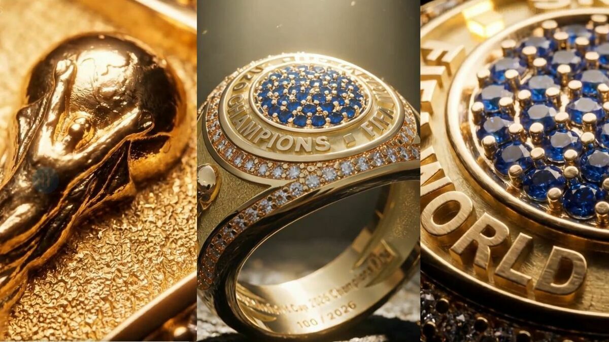 Después del pitazo final, el capitán y seleccionador del equipo ganador obtendrán unos anillos provisionales. (FIFA)