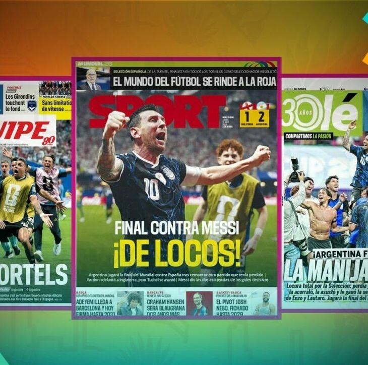 La prensa internacional se rindió ante Argentina tras pase a Final del Mundial (kiosko.net)