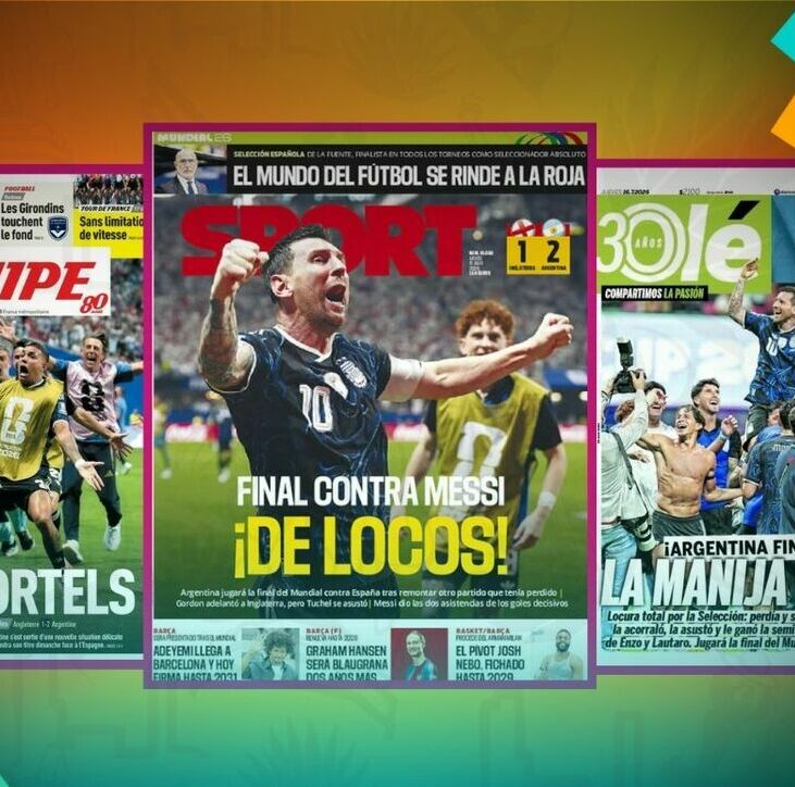 La prensa internacional se rindió ante Argentina tras pase a Final del Mundial (kiosko.net)
