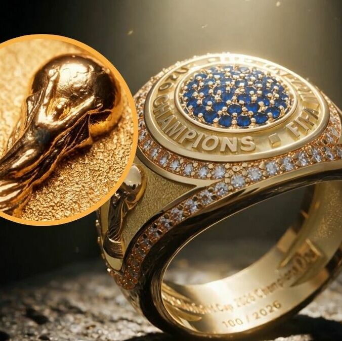 Se confeccionarán 2026 anillos de campeón del mundo para el Mundial 2026. (FIFA)