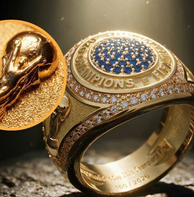 Se confeccionarán 2026 anillos de campeón del mundo para el Mundial 2026. (FIFA)