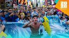La locura Argentina en Times Square (Imago7)