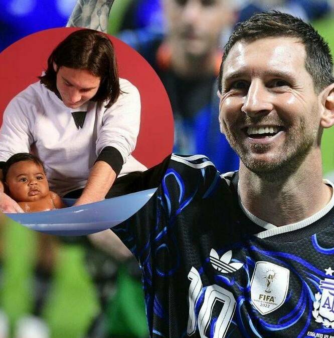 Messi habló de su foto junto a Lamine Yamal de bebé / Mexsport