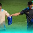 Messi y Scaloni juntos en un entrenamiento. (Foto: Mexsport)
