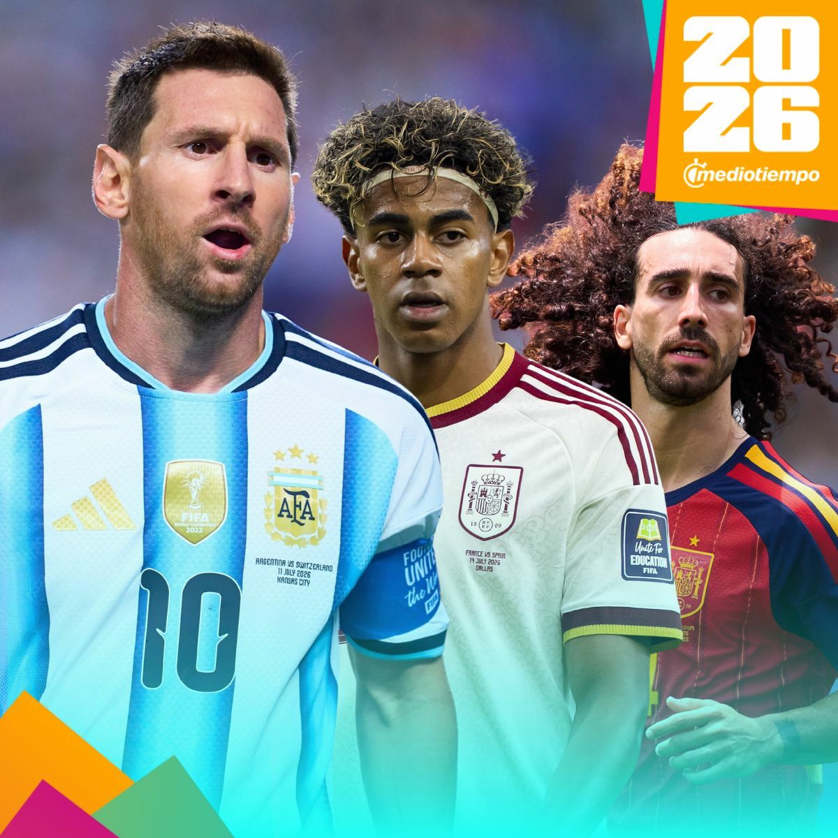 Top Messi y Lamine