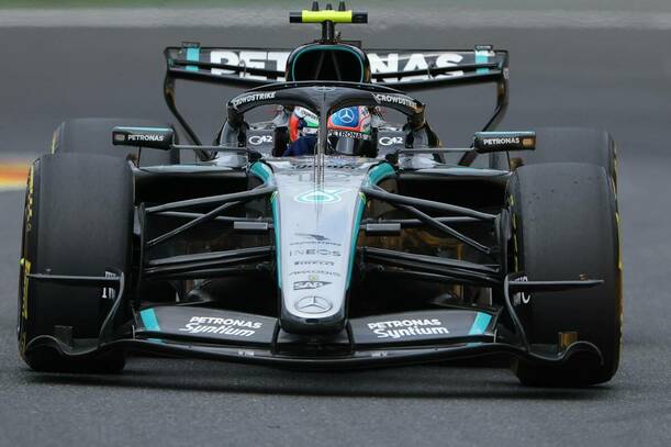 Antonelli inició en la Pole Position tras su clasificación del sábado / Reuters
