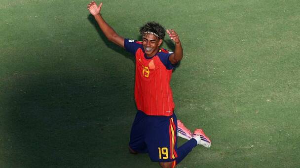Lamine Yamal hizo historia en la Copa del Mundo (Reuters)
