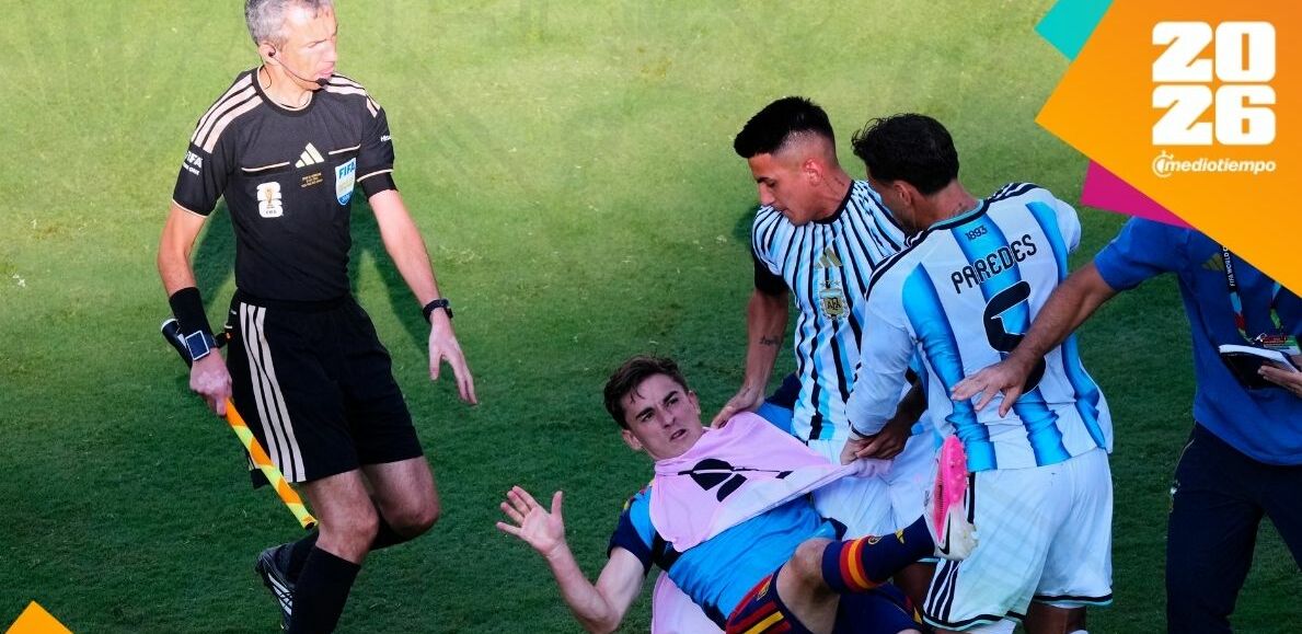 Leandro Paredes acabó muy 'caliente' la Final del Mundial (Fotografía: Mexsport)