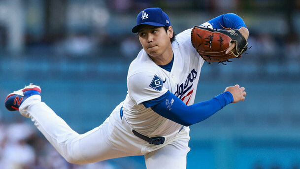 Shohei Ohtani tiene marca de 8-2 y efectividad de 1.79 con los Dodgers en 2026 | Foto: MLB.com