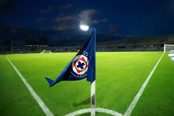 Bandera de Cruz Azul en el Estadio Olímpico Universitario (Imago7)