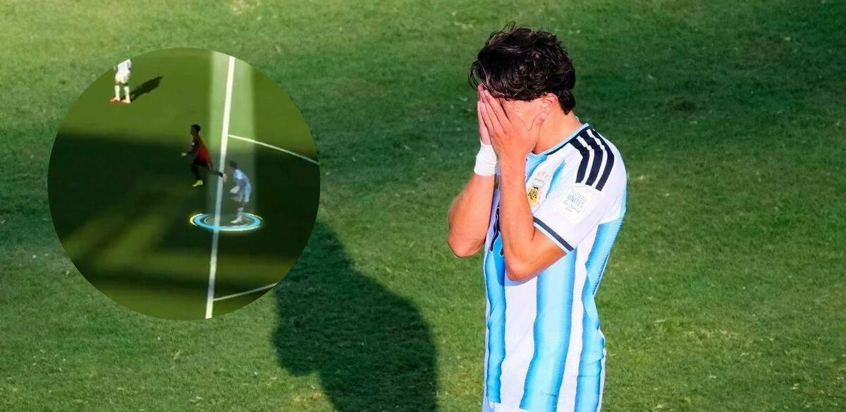 Giuliano Simeone habría fallado en marca por acomodarse las calcetas / Mexsport