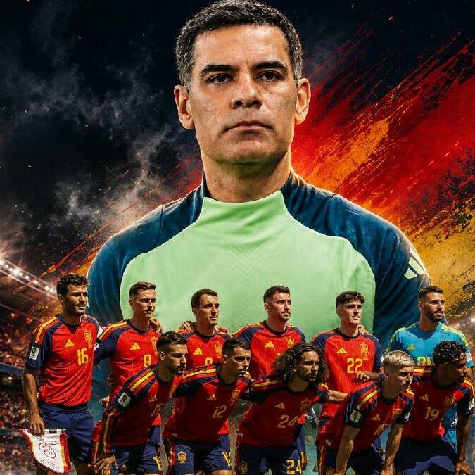 Rafa Márquez tuvo la oportunidad de dirigir a varias estrellas de la España campeona / Mexsport-Chatgpt