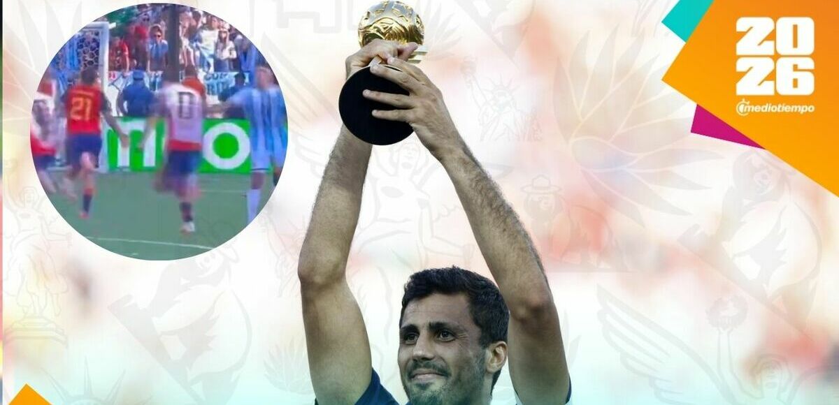 Rodri recibió un puñetazo tras el silbatazo de la Final en la Copa del Mundo 2026 | Foto: EFE
