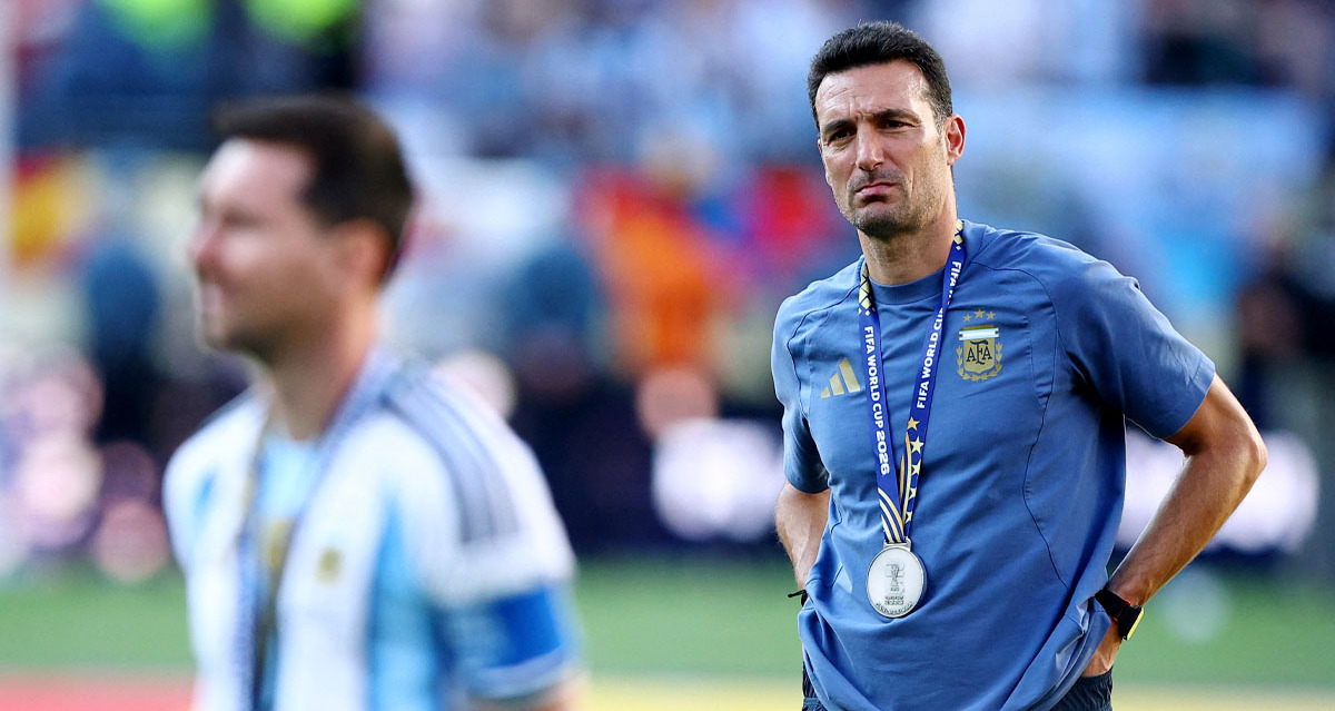 Lionel Scaloni descartó teorías para afectar a Argentina. (Foto: Reuters)