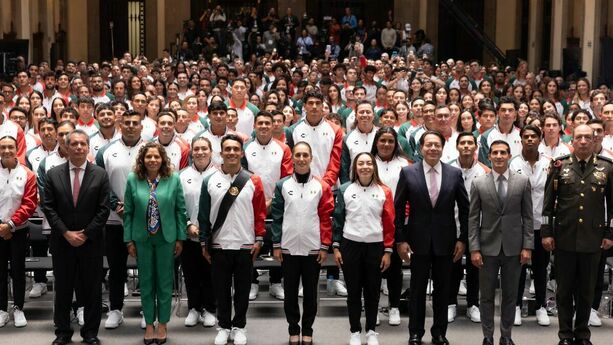 Delegación de México para los Juegos Centroamericanos y del Caribe 2026. (@Claudiashein | X).