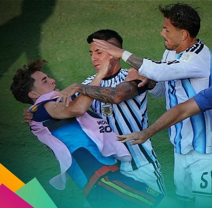 Gavi fue agredido por Paredes tras la Final del Mundial 2026 (Reuters)