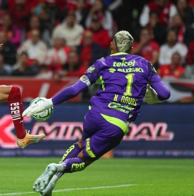 Keylor Navas falló en la anotación de Toluca (Fotografía: Imago 7)