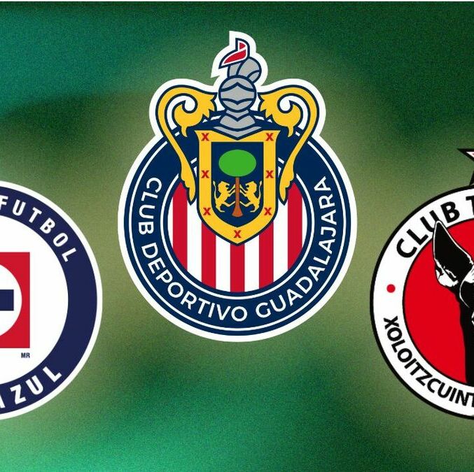 Chivas, Cruz Azul y Xolos