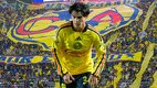Dagoberto Espinoza celebró el regreso del América al Banorte. (Fotos. Mexsport)