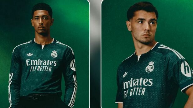 Los jugadores vistieron la nueva playera verde. (Foto: Real Madrid/ adidas)
