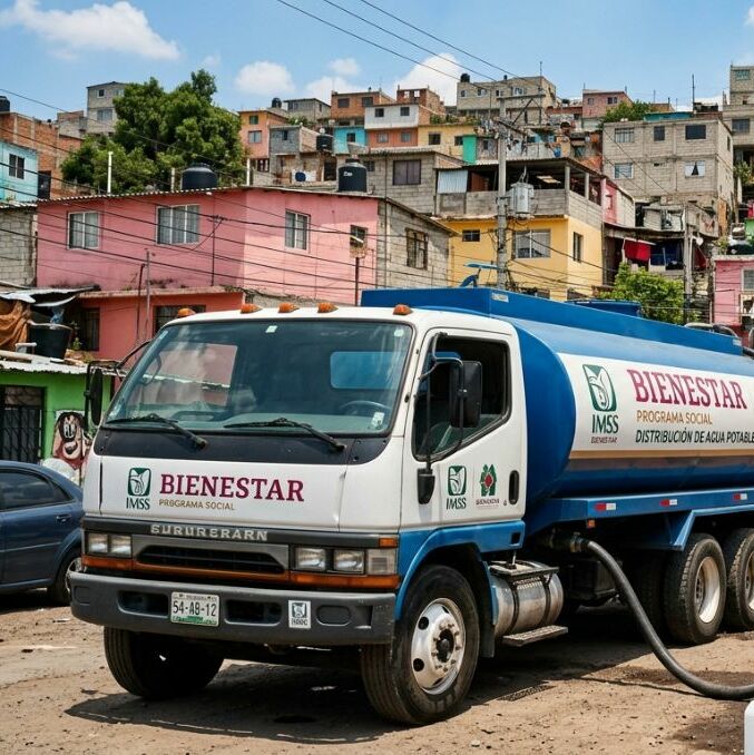 ¿Cómo recibir pipas gratis en tu hogar? Agua del Bienestar ya abrió el registro | Foto: Gemini