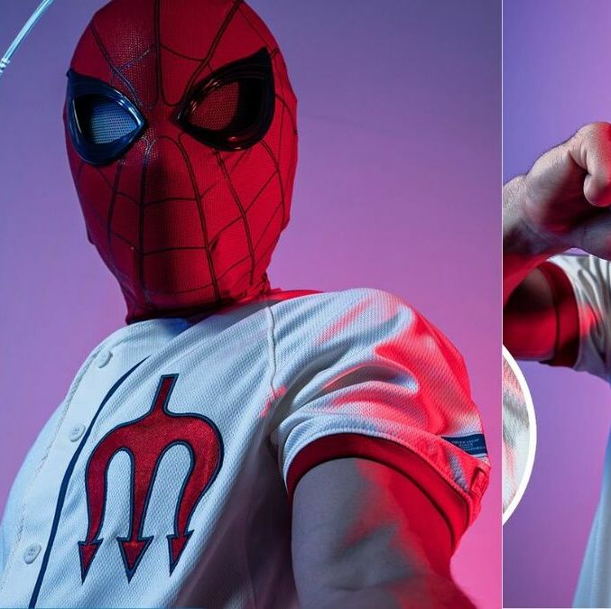 Diablos Rojos del México x Spider-Man (@DiablosRojosMX)