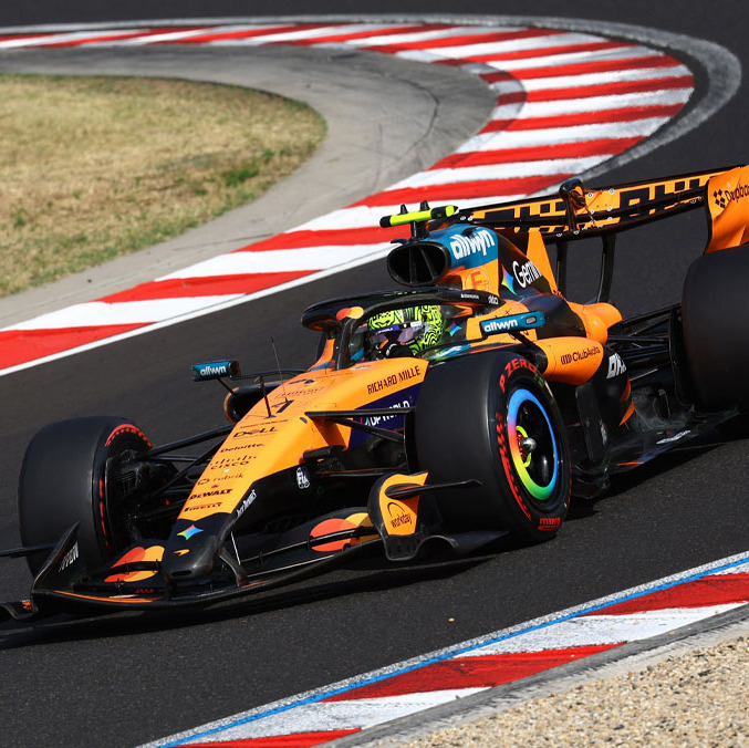 Lando Norris se llevó la pole en Hungría. (Foto: Reuters)