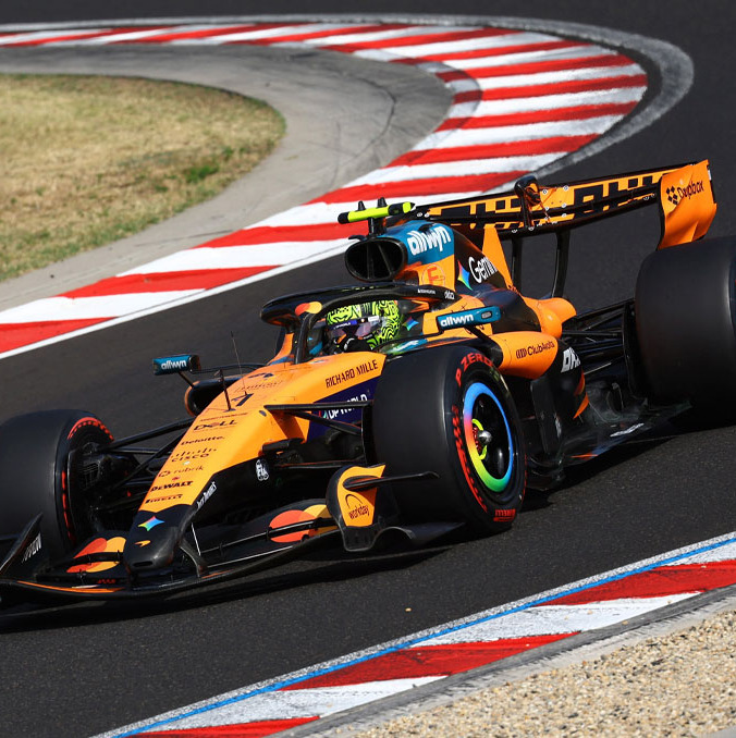 Lando Norris se llevó la pole en Hungría. (Foto: Reuters)