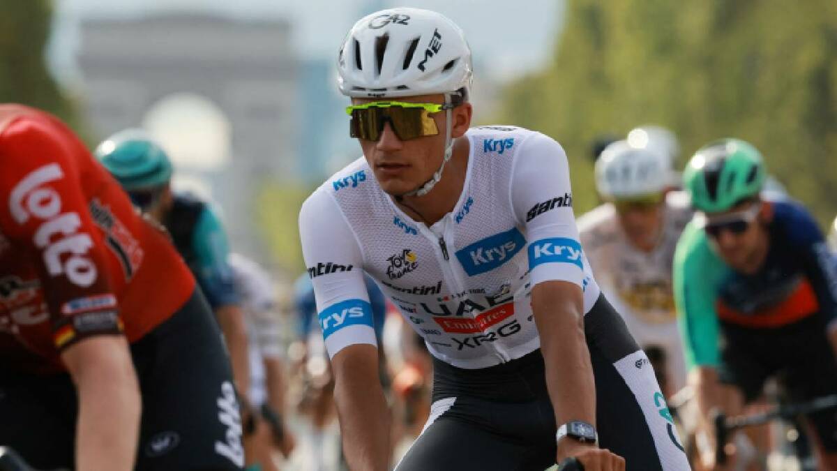Isaac del Toro logra el podio en el Tour de Francia / Reuters