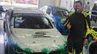 El cantante de banda debutó en el deporte motor. (Foto:Speed Fest)