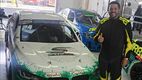 El cantante de banda debutó en el deporte motor. (Foto:Speed Fest)