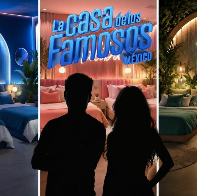 Conoce cómo fueron formados los cuartos de 'La Casa de los Famosos México 2026'. (Foto: ChatGPT).