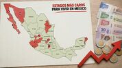 ¿Cuáles son los 10 estados más caros para vivir en México? Foto: ChatGPT
