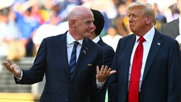 Infantino y Trump se han hecho muy amigos. (Foto: Mexsport)