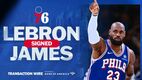 LeBron fue anunciado como jugador de los Philadelphia 76ers | Foto: @sixers