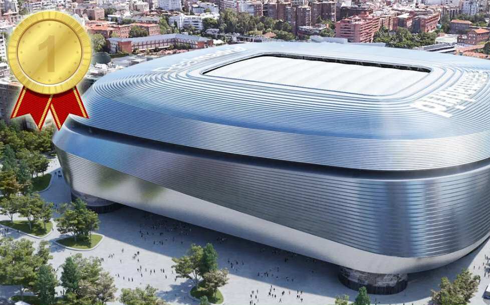 Santiago Bernabéu, el mejor estadio de 2024 (X @realmadrid)
