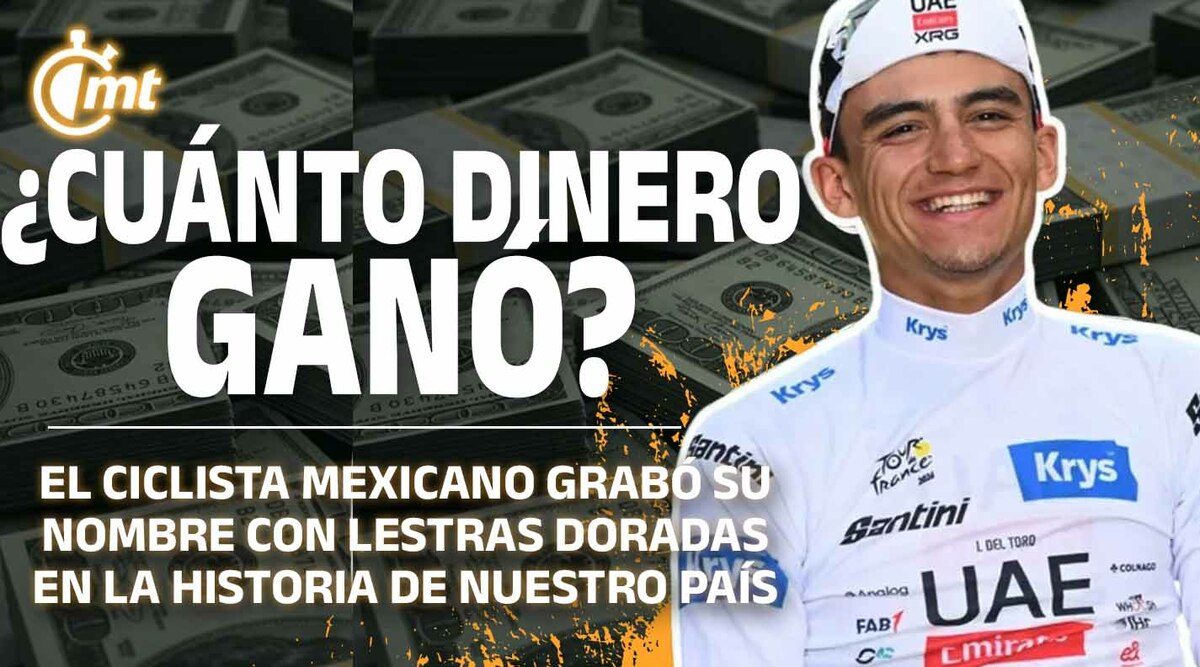¿Cuánto dinero ganó Isaac del Toro en la Tour de Francia?
