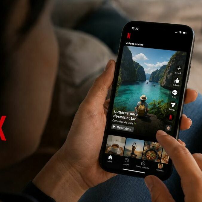Netflix apuesta por los videos cortos en la plataforma con contenido de estilo de vida. Foto: ChatGPT