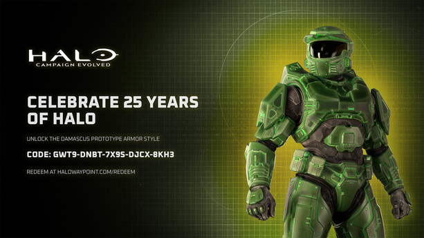 La armadura Damscus Proyect podrás canjearla a través de Halo Waypoint. (Halo)