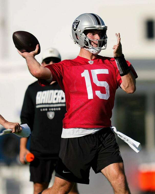 Fernando Mendoza, quarterback de los Raiders. FOTO: @NFL