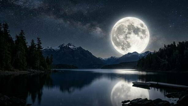 Luna Llena de Julio 2026: Esta fecha podrás verla en su máxima iluminación (FOTO: IA Gemini)