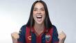 Nailea Vidrio se visitó con el uniforme de Atlante Femenil para anunciar su regreso a las canchas. FOTO: @naileavidrio