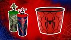 Los coleccionables de Spider-Man: Brand New Day incluyen vasos y palomeras con diseños inspirados. Foto: Cinemex