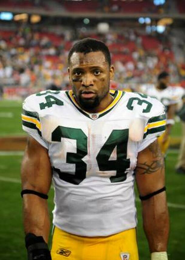 Ahman Green posa para la lente durante un juego de los Packers en 2010. FOTO: Reuters