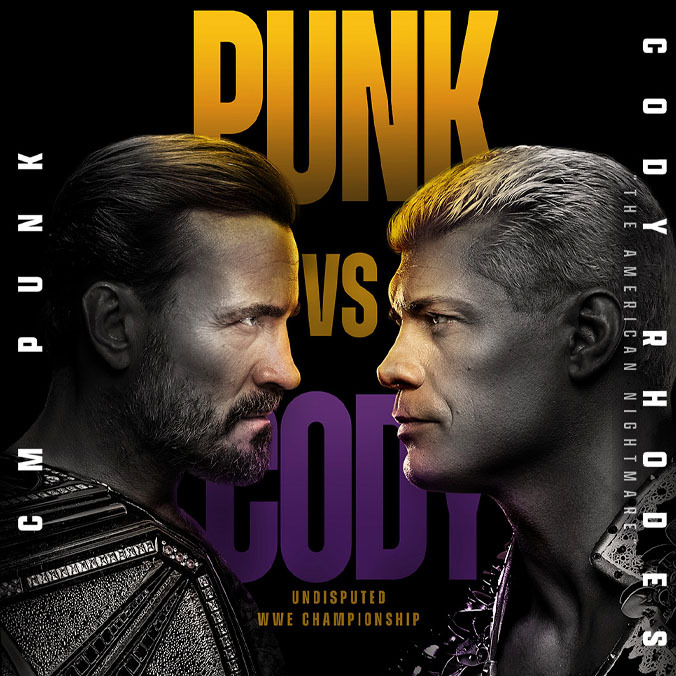 CM PUnk y Cody Rhodes se medirán por el Campeonato Indiscutido de la WWE. (Cortesía WWE)